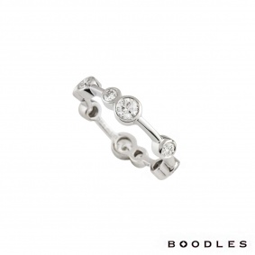 Boodles Raindance Diamond Full Eternity Ring in Platinum